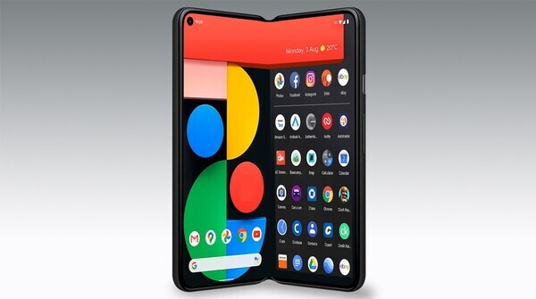 Pixel Fold 해외 렌더링 이미지