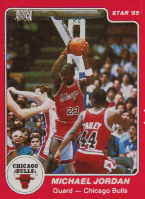 조던 카드. 1984~85년 스타 세트에서 101번으로 정식 명칭은 ‘Star Jordan XRC’다. [출처 :  PSA(Professional Sports Authenticator)]