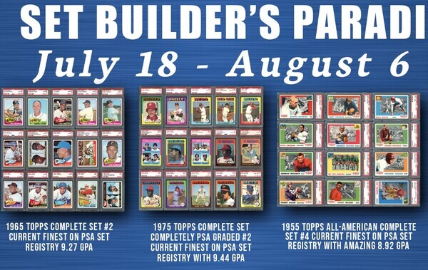 마일하이카드컴퍼니(Mile High Card Company)는 7월 18일(현지시간)부터 8월 16일까지 PSA 레지스트리에서 가장 높은 순위에 있는 빈티지 세트를 선보일 예정이다. [사진=마일하이카드컴퍼니 홈페이지]