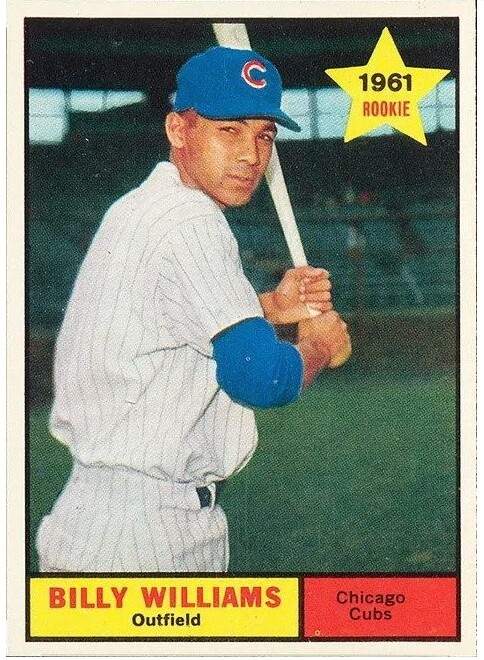 미국 프로야구 MLB의 전설 ‘빌리 윌리엄스(Billy Williams)’는 어니 뱅크스(Ernie Banks)와 함께 시카고 컵스 최고의 타자이자 컵스의 암흑기에 활동한 선수로, 1987년 명예의 전당에 헌액됐다. [사진출처:탑스]