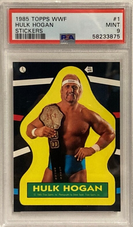 WWE(World Wrestling Entertainment) 명예의 전당에 헌액된 WWE의 전설 헐크 호건(Hulk Hogan) 트레이딩 카드가 5만1,600달러(한화 6,960만원)에 판매되며 신기록을 달성했다. [사진출처: 이베이]