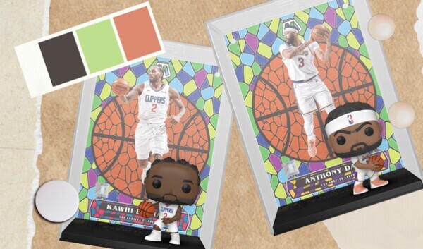 미국 팝컬쳐 피규어 제조사 ‘펀코'(Funko)’가 LA 레이커스 포워드 카와이 레너드(Kawhi Leonard)와 LA 클리퍼스 가드 앤써니 데이비스(Anthony Davis)의 펀코팝 트레이딩 카드를 출시했다. [사진출처=펀코]