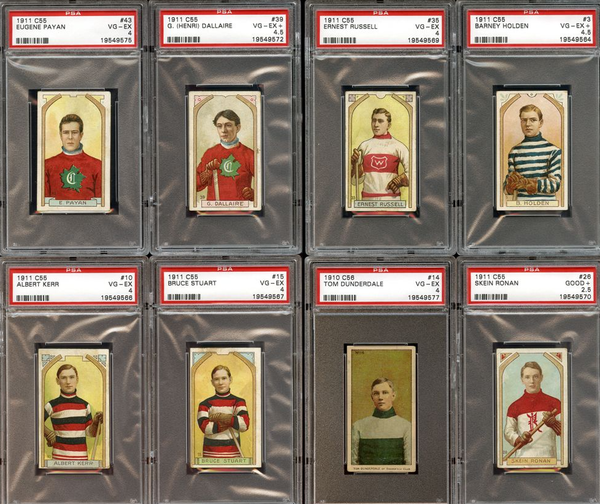 캐나다의 T206 카드로 불리는 1910년대 C-Series 아이스 하키 카드는 1910~1911년 시즌에 ITC(Imperial Tobacco Company)에서 생산한 카드 모음이다. [사진출처=마일하이카드]