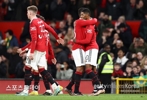 맨체스터 유나이티드 선수단 / 사진=Gettyimages 제공