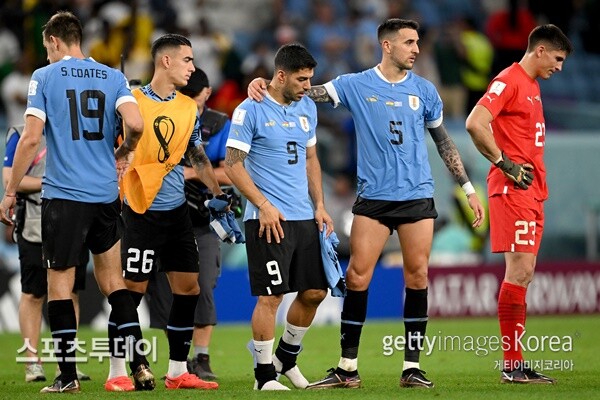 우루과이 선수단 / 사진=Gettyimages 제공