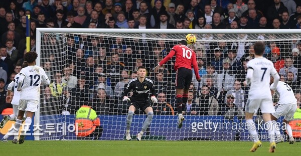 맨유 래시포드(빨간색 유니폼 10번)가 득점을 올리고 있다 / 사진=Gettyimages 제공