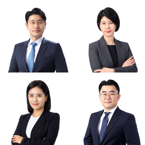 사진설명: 왼쪽 위부터 서인호 최고투자책임자(CIO), 허성은 본부장, 조성은 팀장, 서정훈 팀장