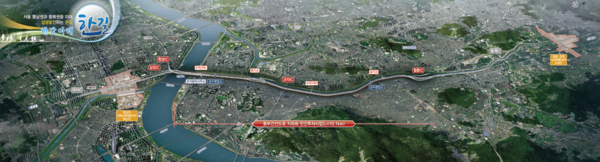 동부간선도로 지하화 민간투자사업 조감도