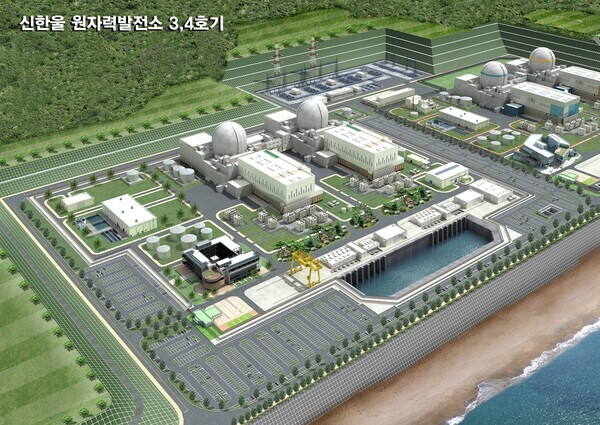 신한울 원자력발전소 3,4호기 조감도. 사진=한수원