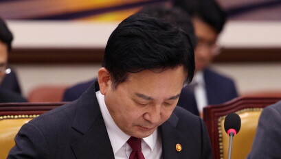 생각에 잠긴 원희룡 국토교통부 장관. 사진=뉴시스