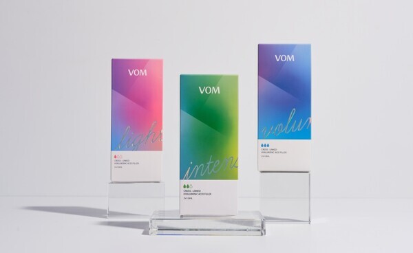 디엔씨의 리뉴얼된 히알루론산 필러 ‘봄(VOM)’ 제품 이미지. 사진=디엔씨