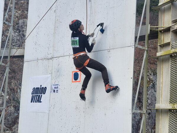 2023 전국 드라이툴링 대회 경기 장면. 사진= 대한산악연맹