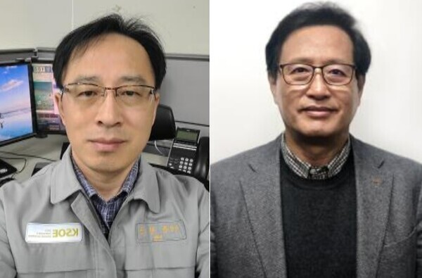 (왼쪽부터) 윤원준 HD한국조선해양 수석연구원, 하영재 케이엘디 대표이사. 사진 = 과학기술정보통신부