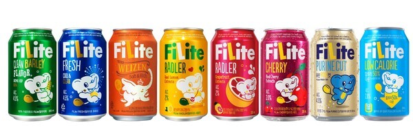 필라이트 역대 제품 이미지 사진=하이트진로