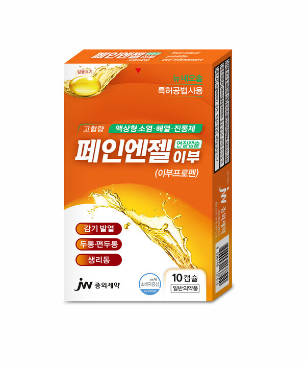 페인엔젤 이부 사진자료. 사진=JW중외제약
