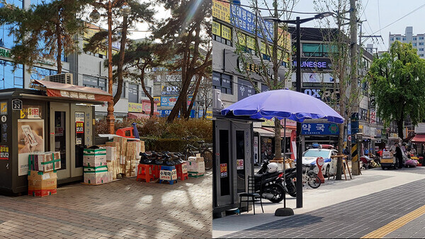 영등포역 공간 개선 前과 後 모습. 사진=영등포구청