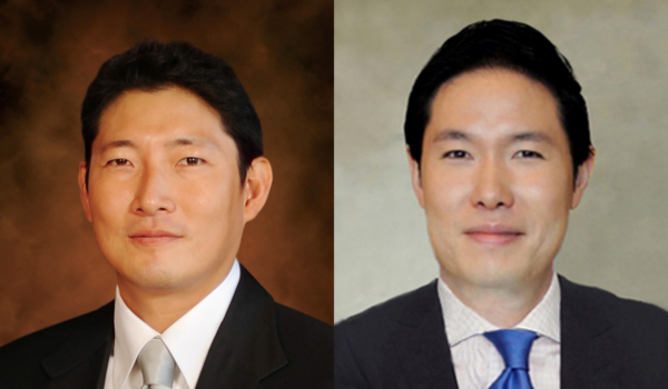 조현준 효성그룹 회장(왼쪽)과 조현상 효성그룹 부회장(오른쪽). 사진=효성그룹