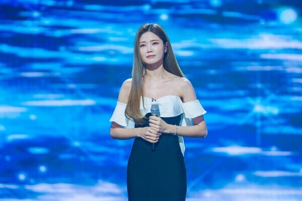 '미스트롯3' 준결승전 최종 3위를 기록하며 톱7에 안착한 배아현. 사진=TV조선 '미스트롯3'