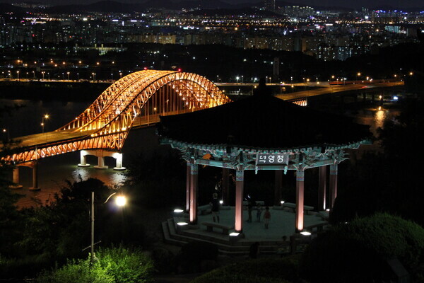 행주산성 야경.사진=고양시