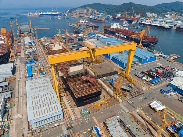 한화오션 거제사업장 전경. 사진=한화오션