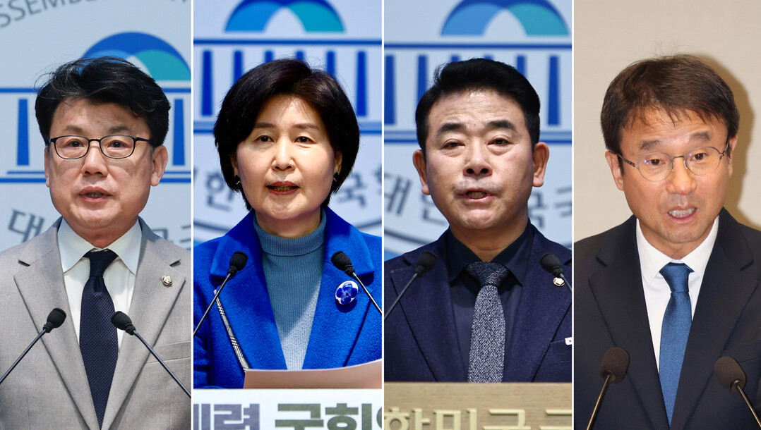 민주당, ‘4개월 원내대표’ 보선…진성준·백혜련·박정·한병도 4파전